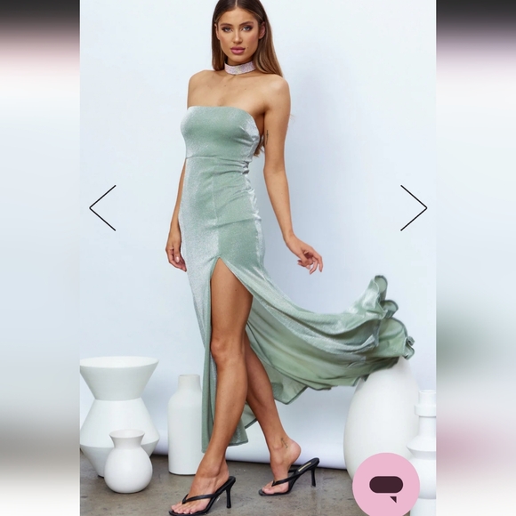 Hello Molly maxi dress in rose - Picture 3 of 7